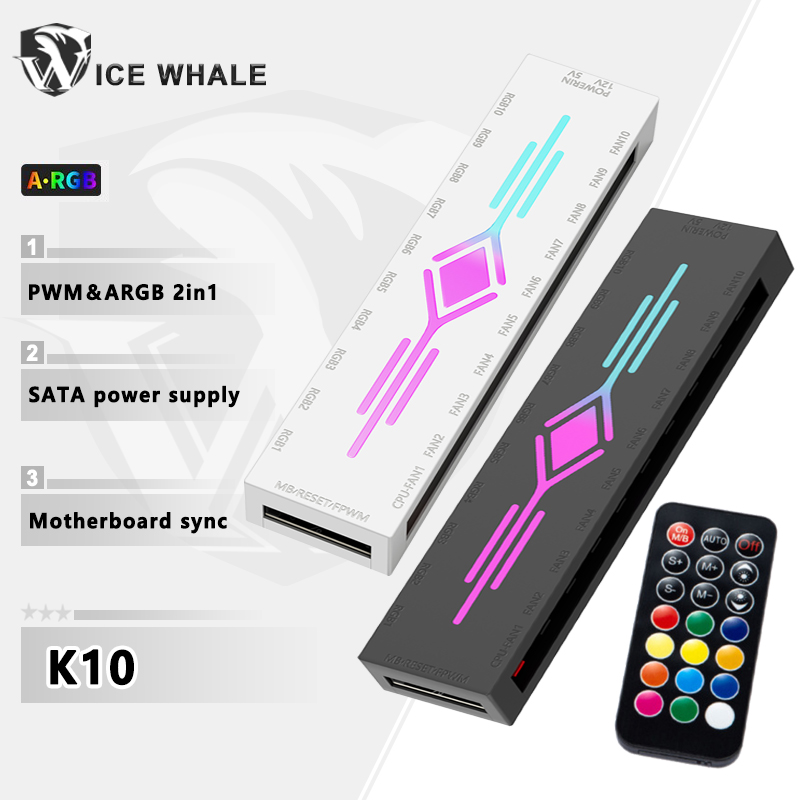 Fan Hub Rgb Controller - ICE Whale K10 1 to 10
