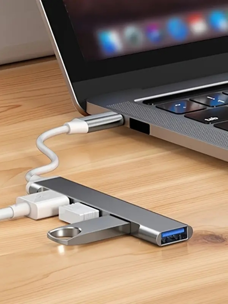 Gaming Accessories Girly - 4ポートマルチスプリッターType CハブUSBアダプターOTG Xiaomi Lenovo MacBook 13