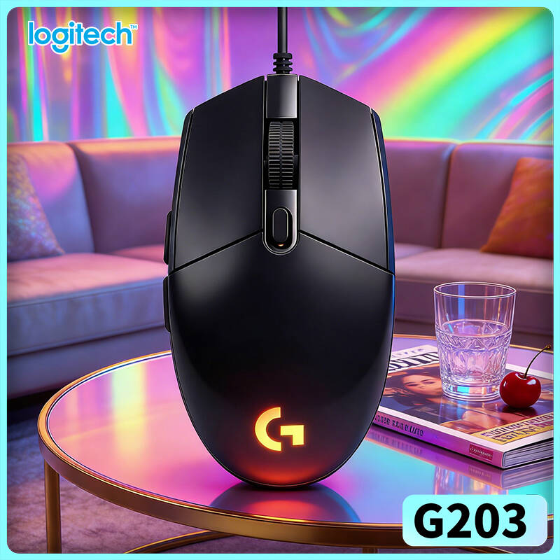 Logitech Mouse G203 - ロジクール G203 LIGHTSYNC ゲーミングマウス 8000 DPI