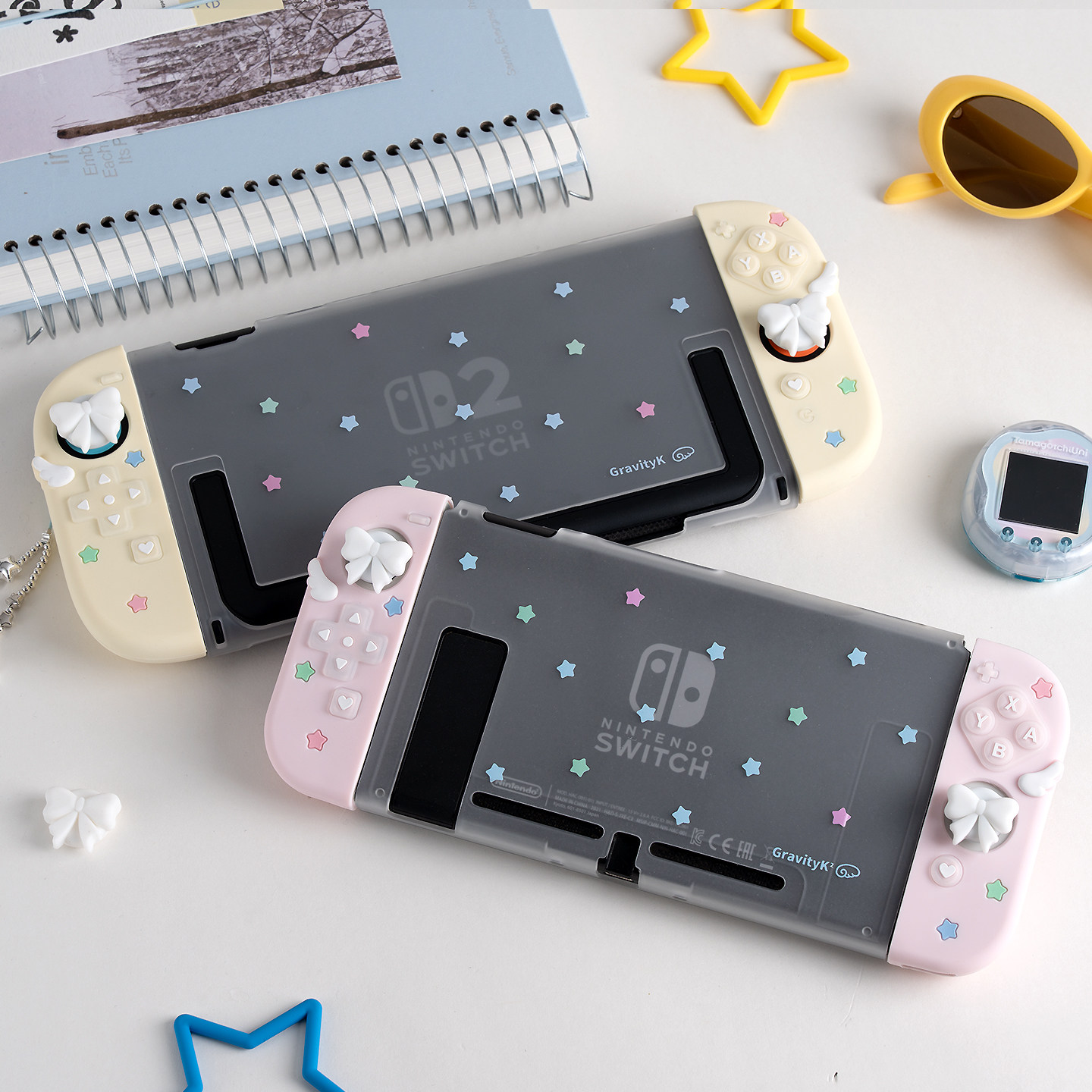 Gaming Accessories Joystick - オリジナル保護ケーススイッチ 2 Oled Ns スターボウウィングソフトシリコンジョイコンコントローラカバーゲームアクセサリー