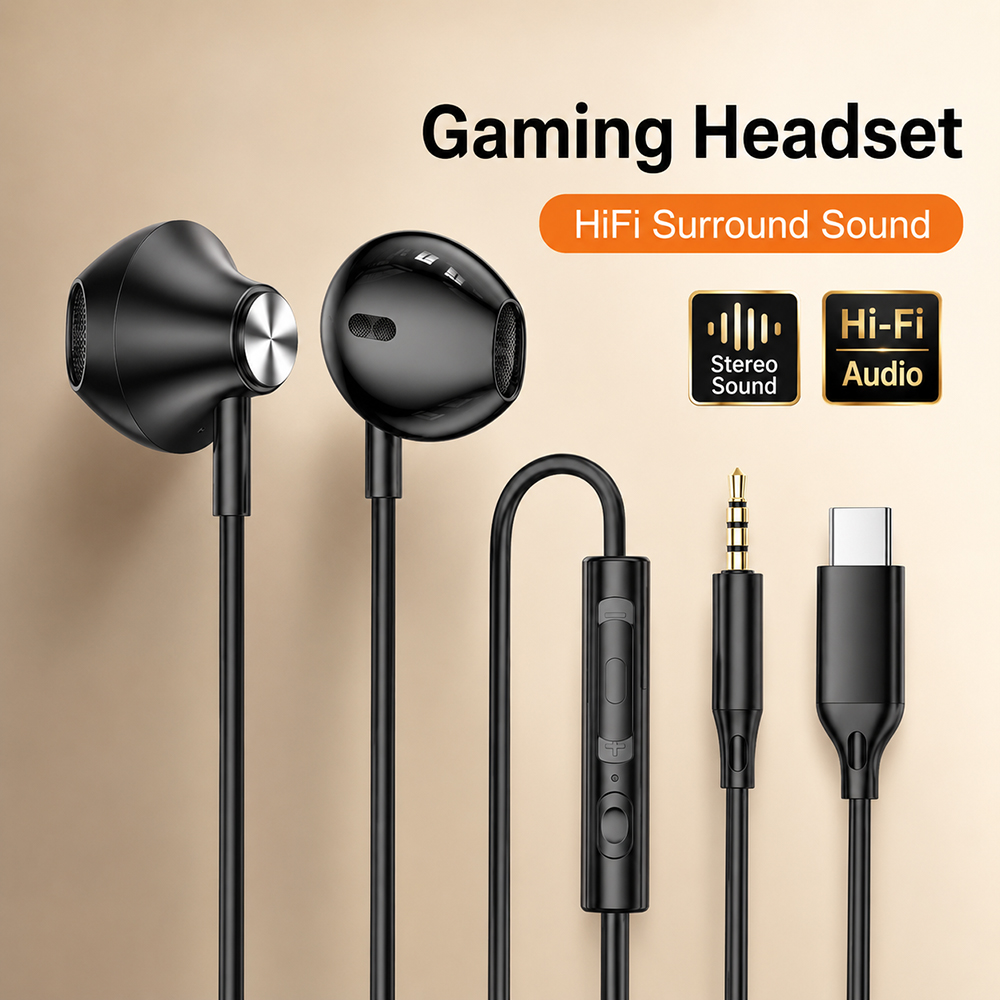 Gaming Accessories Tablet - HiFi サラウンドヘッドフォン低音ステレオサウンド iPhone Xiaomi Huawei タブレットラップトップ