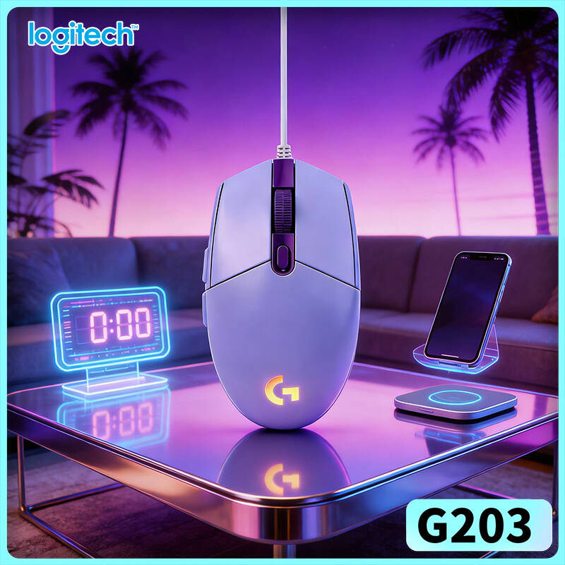 Logitech Mouse G203 - ロジクール G203 プロディジー 有線ゲーミングマウス 200-8000 DPI