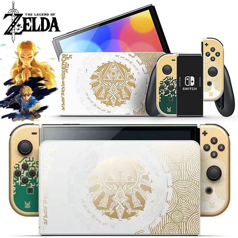 Gaming Accessories Joystick - ゼルダの王国の涙限定コンソールスキンステッカー Nintendo Switch OLED NS Joy-con