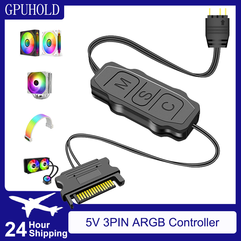 Fan Hub Rgb Controller - GPUHOLD SATA インターフェース 5V 3PIN ARGB