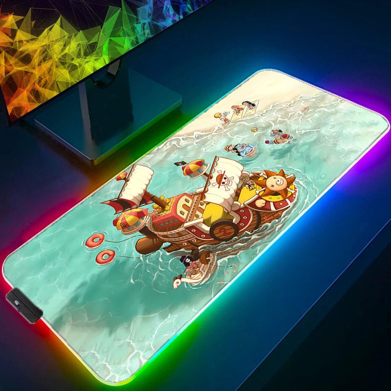 RGB LEDマウスパッド オフィスデスクマット ワンピース - Gaming Accessories Tablet のレビューと価格