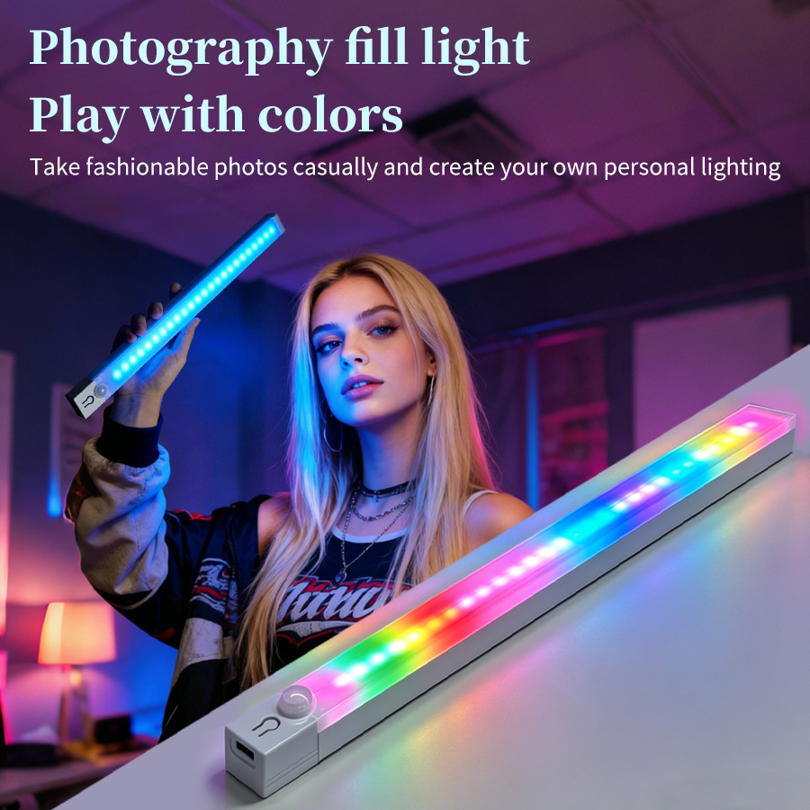 充電式RGB LEDデスクライト モーションセンサー磁気ライ - Accessories For Your Gaming Room のレビューと価格