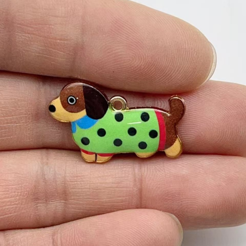 12 個漫画動物ソーセージ犬ペンダント DIY イヤリングキ - Gaming Accessories Gifts のレビューと価格