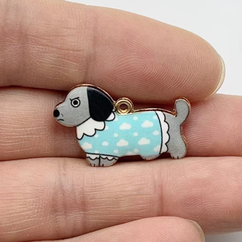 12 個漫画動物ソーセージ犬ペンダント DIY イヤリングキ - Gaming Accessories Gifts のレビューと価格