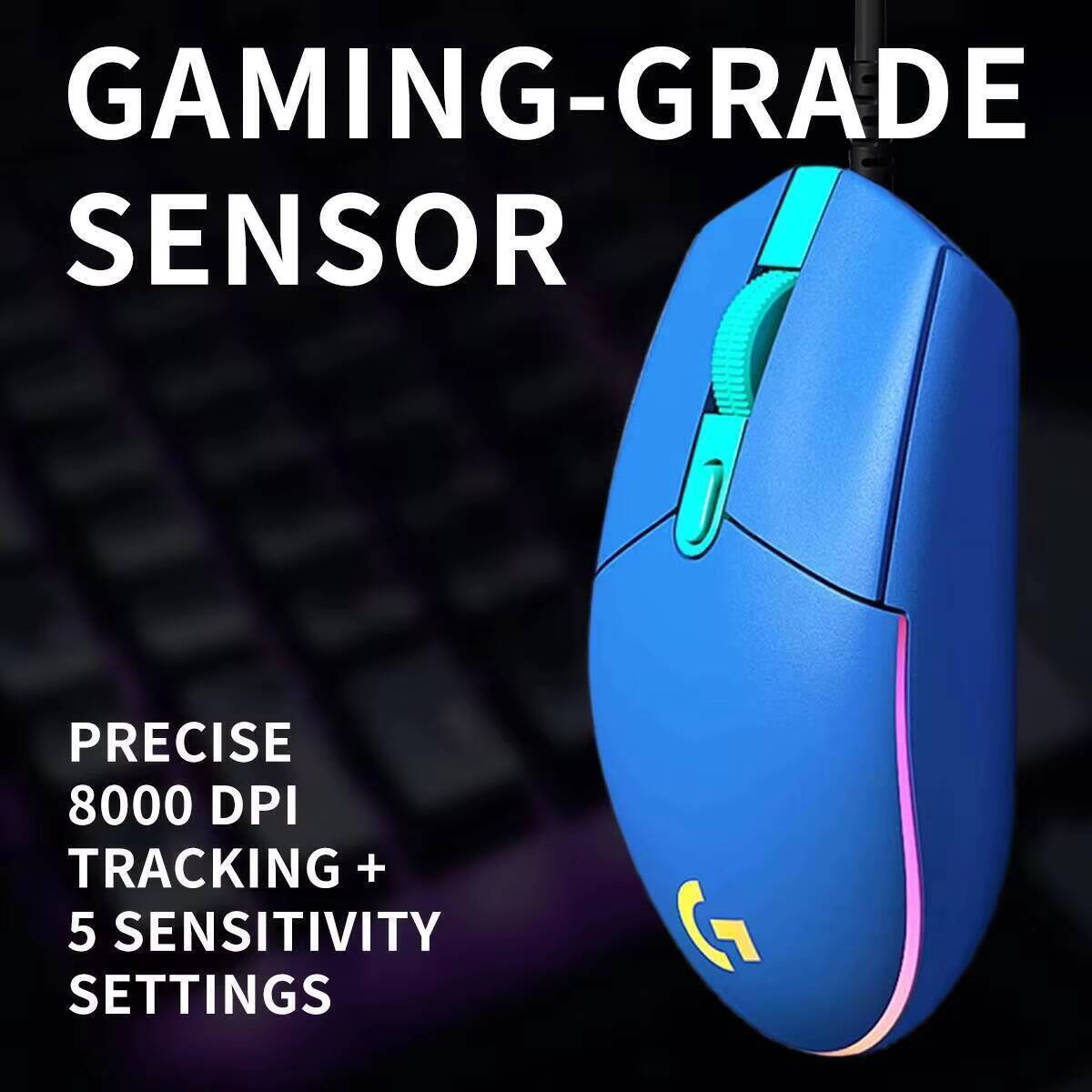 ロジクール G203 LIGHTSYNC ゲーミングマウス  - Logitech Mouse G203 のレビューと価格