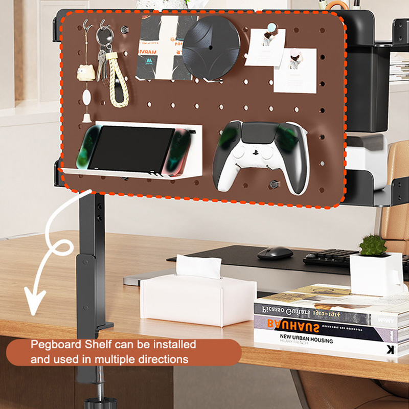 クランプ式14インチデスク上・下2段棚ユニット、テーブルアク - Gaming Accessories Table のレビューと価格