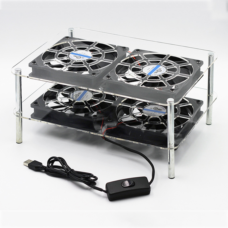 ルーター用ファン付きusb冷却ラック光モデムtvボックスハー - Fan Hub Rgb Controller のレビューと価格