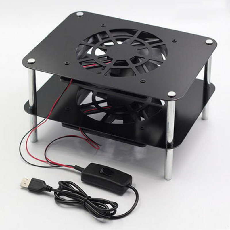 ルーター用ファン付きusb冷却ラック光モデムtvボックスハー - Fan Hub Rgb Controller のレビューと価格