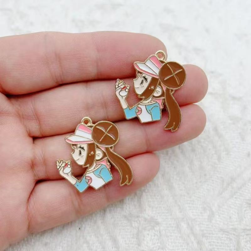 10 個漫画少女ドリップオイル合金 DIY アクセサリーブレ - Gaming Accessories Gifts のレビューと価格