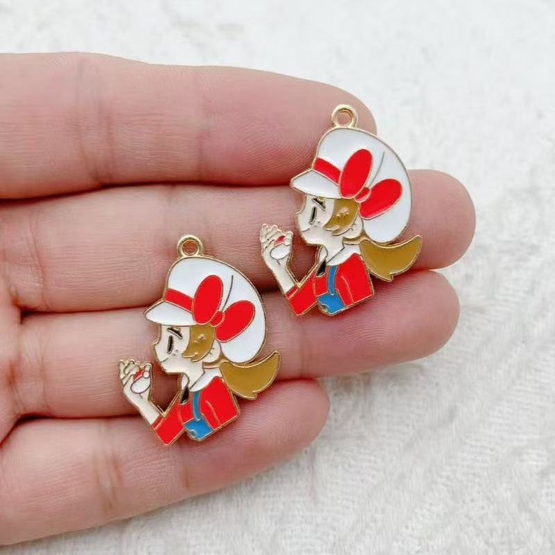 10 個漫画少女ドリップオイル合金 DIY アクセサリーブレ - Gaming Accessories Gifts のレビューと価格