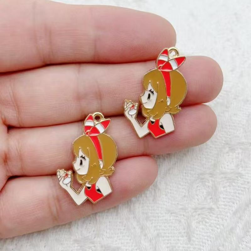 10 個漫画少女ドリップオイル合金 DIY アクセサリーブレ - Gaming Accessories Gifts のレビューと価格