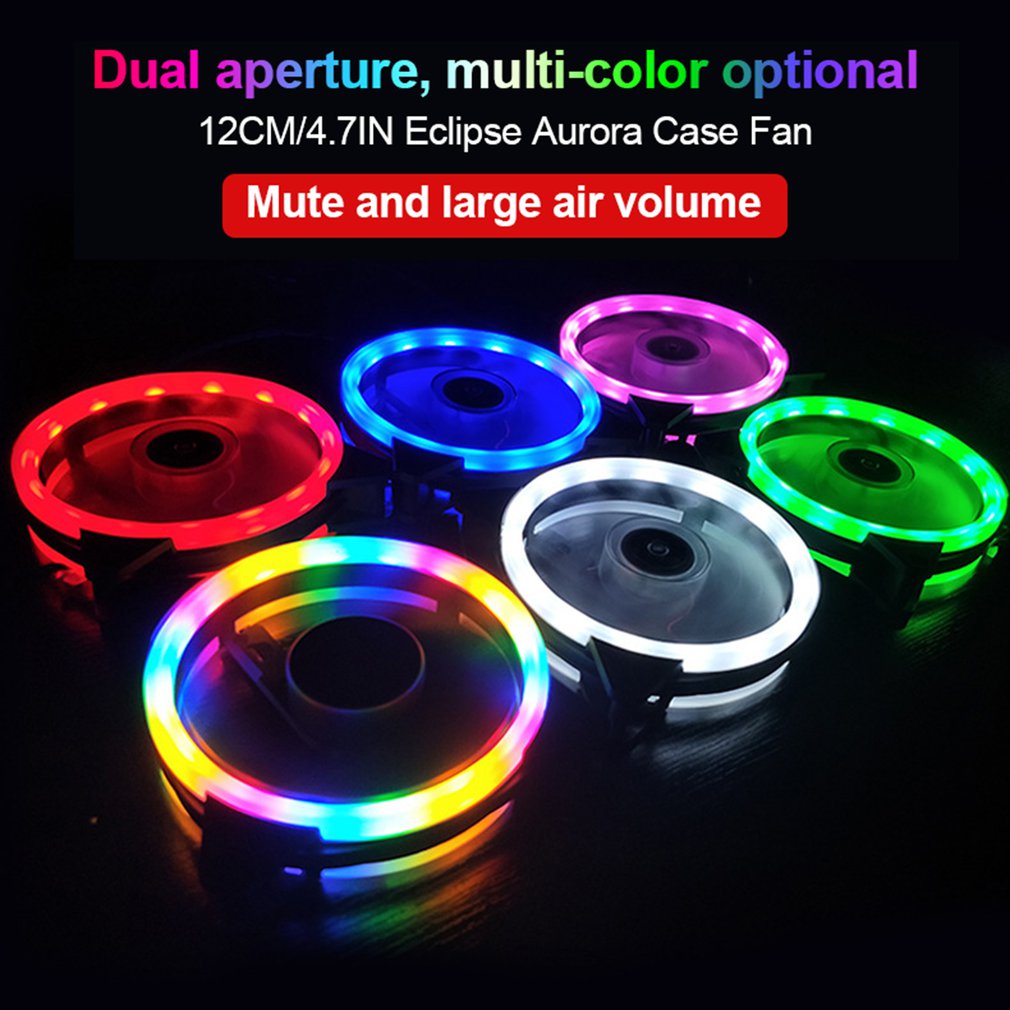 120 ミリメートル RGB LED 冷却ファンクラッシュダ - Fan Hub Rgb Controller のレビューと価格