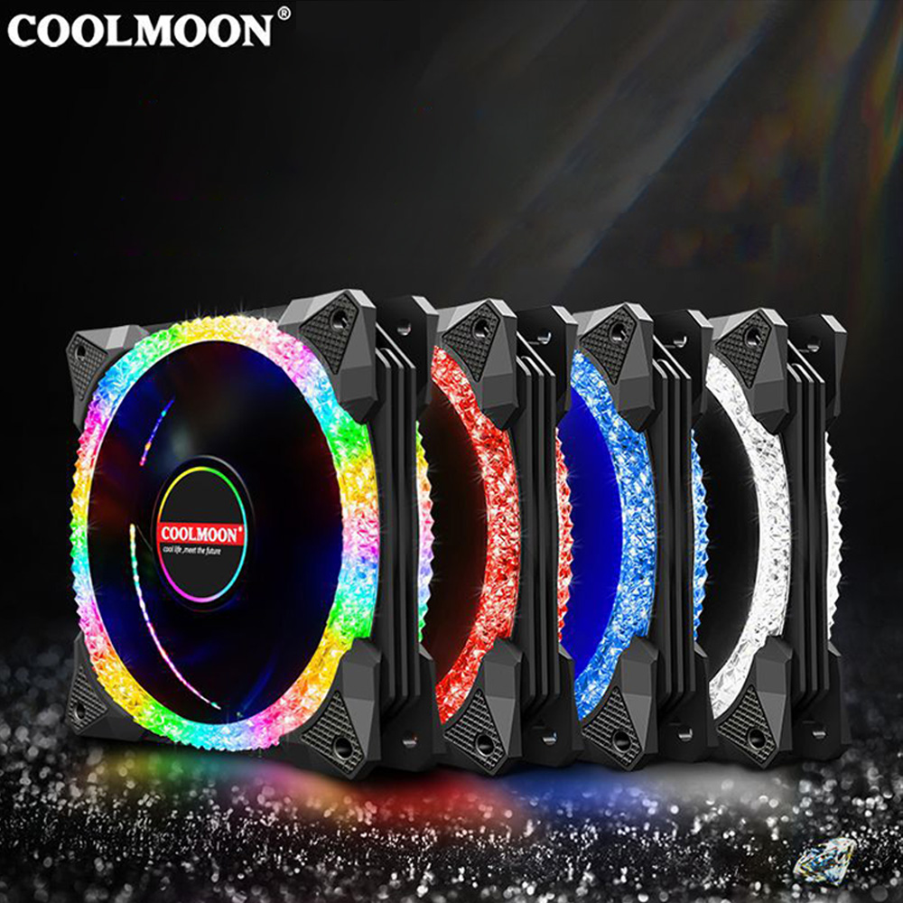 120 ミリメートル RGB LED 冷却ファンクラッシュダ - Fan Hub Rgb Controller のレビューと価格