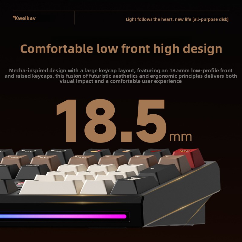 WEIKAV NUT108 メカニカルキーボード アルミ合金 - Gaming Accessories For Gaming Setup のレビューと価格