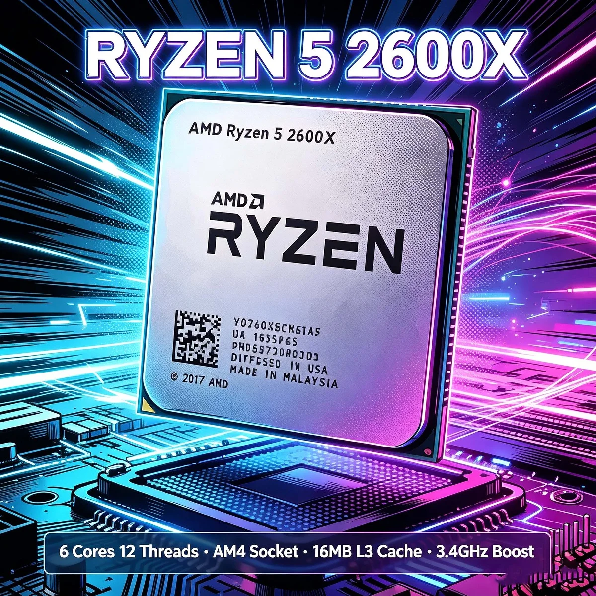 AMD Ryzen 5 2600X 3.6GHz ゲーミング - Amd Cpu Ryzen 5 のレビューと価格