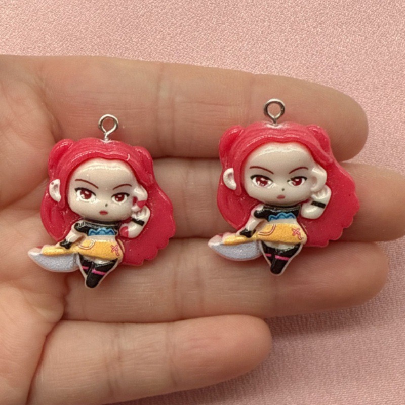 10個入り樹脂製漫画ペンダント、DIYジュエリー製作イヤリン - Gaming Accessories Gifts のレビューと価格