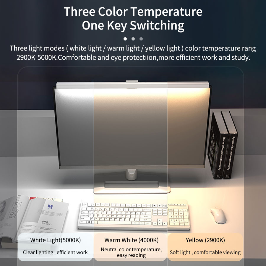 50cmスクリーンライトデスクランプ、コンピューターライト、 - Monitor Light Bar のレビューと価格