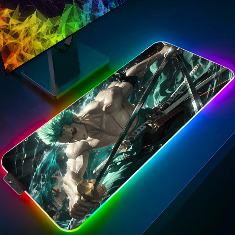 ワンピースゾロマウスパッド RGB ゲームアクセサリー Ga - Gaming Accessories For Gaming Setup のレビューと価格