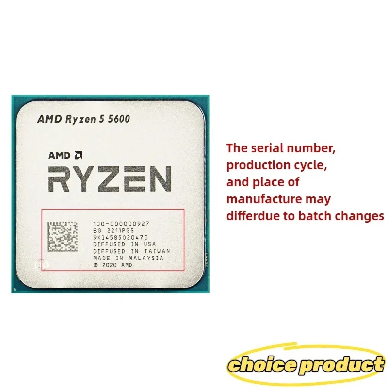 AMD Ryzen 5 5600 ソケットAM4 100%新 - Amd Cpu Ryzen 5 のレビューと価格