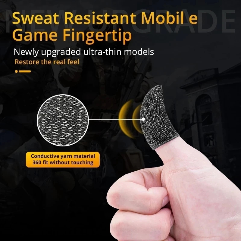 ゲーミングフィンガースリーブ通気性指先 PUBG ゲーム抗汗 - Gaming Accessories Girly のレビューと価格