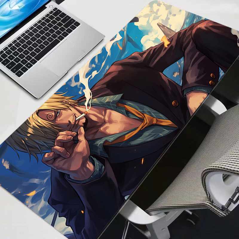 マウスパッドワンピースサンジアニメゲームアクセサリーマウスパ - Gaming Accessories Table のレビューと価格