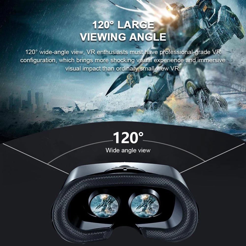 VRG Pro バーチャルリアリティ VRグラス ヘッドセッ - Gaming Accessories Joystick のレビューと価格