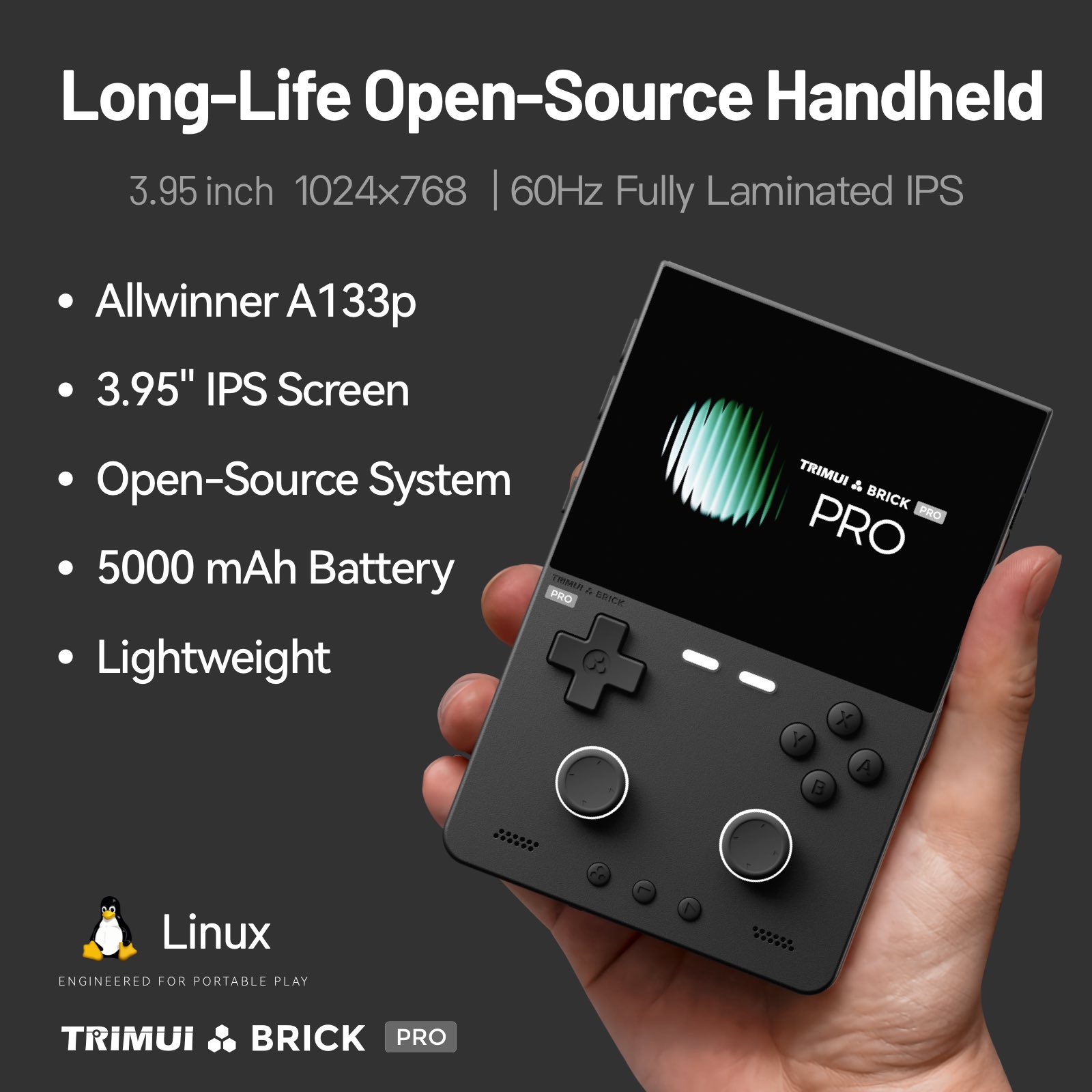 TRIMUI ブリックプロオープンソースハンドヘルドコンソー - Gaming Accessories Korea のレビューと価格