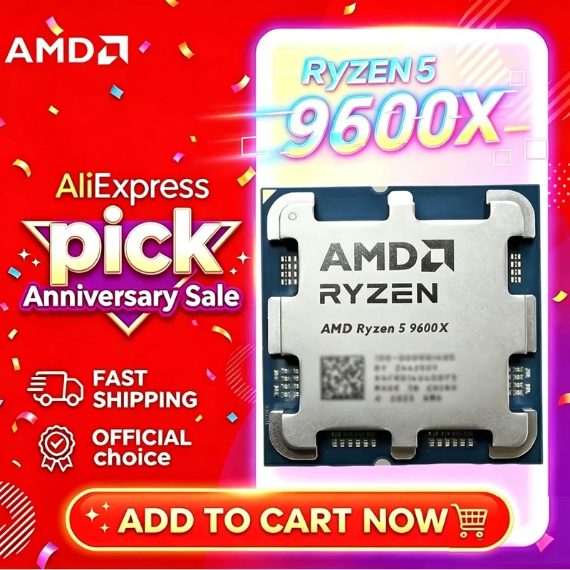 AMD Ryzen 5 9600X 100% AMD R5  - Amd Cpu Ryzen 5 のレビューと価格
