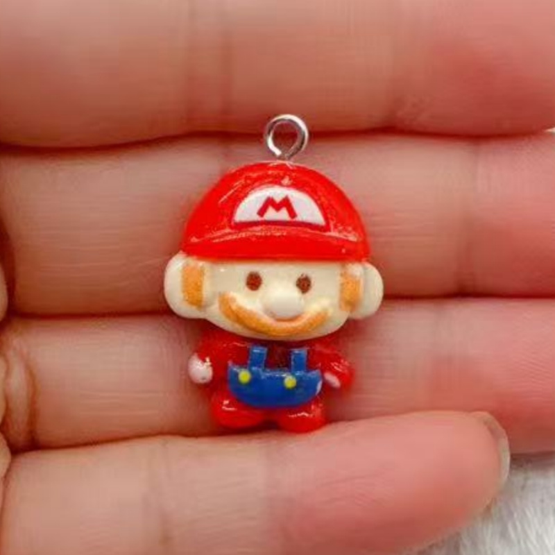 10個入り樹脂製漫画ペンダント、DIYジュエリー製作イヤリン - Gaming Accessories Gifts のレビューと価格