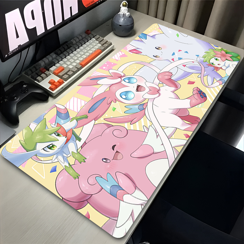 大型ピンクかわいいマウスパッド XXL ゲームコンピュータア - Gaming Accessories Girly のレビューと価格