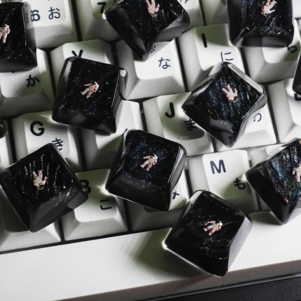 樹脂製の職人の宇宙飛行士のキーキャップ,メカニカルキーボード - Gaming Accessories Korea のレビューと価格